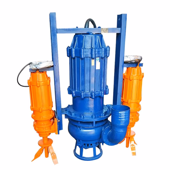 Bomba centrífuga elétrica hidráulica submersível de lama de cascalho para dragagem de areia